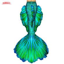Mermaid Tail Cosplay Costume Women Swimmable Swimwear Custom Made Beach Swimming Cosplay Costume without Monofin Kids Girls 2024 - buy cheap