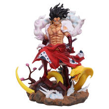 Anime One Piece Wano Luffy Gear 4 Snakeman Kimono Ver. Figura de acción de PVC GK, estatua coleccionable, modelo de gran tamaño, juguetes, muñeca de 39cm 2024 - compra barato