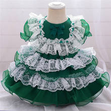 Vestidos de princesa de encaje para bebé recién nacido, primer año, vestido de cumpleaños, disfraz de carnaval, Fiesta infantil, vestido de Bautismo 2024 - compra barato