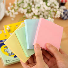 100 folhas adesivas coloridas papelaria, adesivos para notas adesivas kawaii coreano papelaria 2024 - compre barato