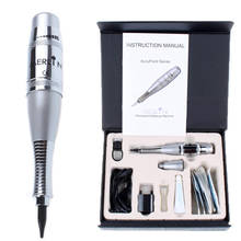 Sun1 gigante conjunto completo eua merlin kits de máquina tatuagem maquiagem permanente kit cosméticos com pé pedal tatuagem arma agulhas 2024 - compre barato