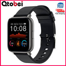 Smartwatch esportivo qtobei, à prova d'água, ip67, monitoramento de frequência cardíaca, pressão arterial, relógio inteligente, compatível com android/ios, masculino e feminino 2024 - compre barato