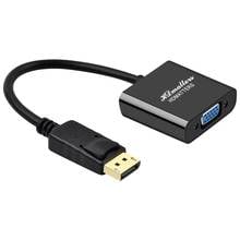 Conversor de cabo adaptador dp para hdmi, porta de exibição 4k compatível com vga, dvi dp para hp dell lenovo asus pc e laptop 2024 - compre barato