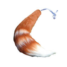 Plush Fox Mascot Tail and Ears Halloween Animal Fursuit Accessories Cosplay Stage Performance Props Free Shipping 2024 - buy cheap