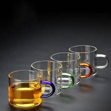 Vasos de café con mango de Color, tazas de té, 6 piezas 2024 - compra barato