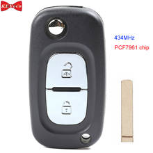 KEYECU for Renault Clio 3 Kangoo Master Modus Twingo Remote Key Fob 434MHz PCF7961 2024 - buy cheap