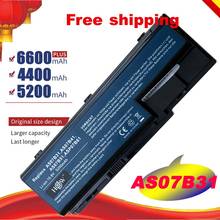 6 cells laptop battery For Acer Aspire AS07B31 AS07B32 AS07B41 AS07B42 AS07B51 AS07B71 5520 5230 5235 5310 5315 5330 fr shipping 2024 - buy cheap