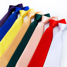 Gravata formal masculina de seda, gravata formal de 8cm com jacquard, verde, amarelo, colorida, de cor sólida, para negócios, casamento, festa, pescoço, acessório 2024 - compre barato