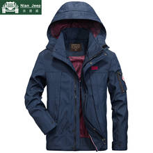 Brand Windbreaker Military Jacket Men Spring Autumn Outwear Waterproof Hooded Mens Jackets Plus Size M-4XL jaqueta masculina 2024 - buy cheap