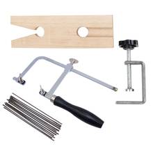 1 Set 3-in-1 Professional Jeweler's Saw Set Jewelry Tools Saw Frame 144 Blades Wooden Pin Clamp Wood Metal Jewelry Toos 2024 - buy cheap