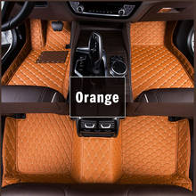 Alfombrillas impermeables de cuero para coche, almohadillas personalizadas para Interior de Kia Rio 2005, 2006, 2007, 2008, 2009, 2010 2024 - compra barato
