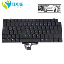 German replacement keyboards backlit for Dell latitude 7320 7310 2 in 1 04V466 4V466 GR laptop keyboard original New sales parts 2024 - buy cheap