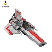 Buildmoc-bloques de construcción de la serie Colonial Viper MK1, juguete para niños, Galactica arma de guerra, gris, regalo de cumpleaños 2024 - compra barato