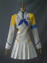 Japanese Anime Kill La Kill Cosplay Costume Satsuki Kiryuin Cosplay White Women Dresses Uniform Halloween Clothes 2024 - buy cheap