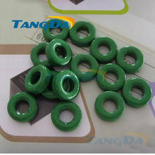 Магнитный кольцевой фильтр Tangda, изолированный зеленый ферритовый сердечник 20*10*10 мм, индуктивность, помехи 2024 - купить недорого