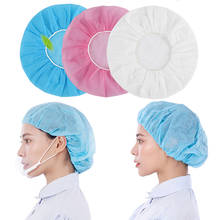 Gorro de ducha desechable no tejido, de plástico, impermeable, Color transparente, para Hotel, viaje, hogar, productos de baño, 10 Uds. 2024 - compra barato