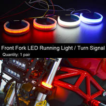 Front Fork Shock Absorber LED Turn Signal Day Running Light For Honda CBR650F CB650F CB600F HORNET CTX NC700 NC750 Motorcycle 2024 - buy cheap