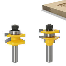 2pcs 12mm 1/2 Inch Shank Ogee Tongue and Groove Router Bit Set Matched 2 Bits Door Knife Wood Tenon Cutter for Woodworking Tools 2024 - buy cheap