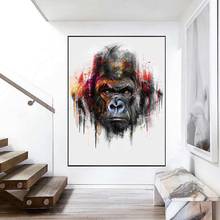 Street Art Pop Wall Canvas Painting Graffiti Monkey Gorilla Wall Pictures Decor Oil Painting Wall Picture Poster Modern Home 2024 - buy cheap