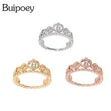 Xiaopoey-anillos de corona apilables para hombre y mujer, joyería elegante para parejas, para amantes, para compromiso, boda, fiesta, gran oferta 2024 - compra barato