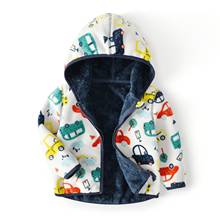 New 2021 Spring Autumn Child Kid Clothes Baby Boy Clothes Jacket Hooded Polar Fleece Soft Warm 2024 - buy cheap