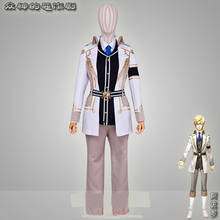 Hight Quality Anime Kamigami no Itazura Hades Aidoneus Suit Man Cosplay Costume Shirt + Vest + Tie + Pants + Trench 2024 - buy cheap