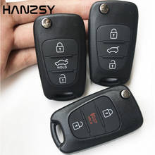 Funda de llave de coche para Hyundai IX35, I30, Avante, Kia Sorento, Sportage, K5, K2, reemplazo de 3 botones, mando a distancia 2024 - compra barato