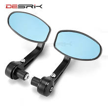 Universal 7/8" 22mm Handle Bar End Rear Mirrors Motorcycle Accessories Motorbike Scooters Rearview Mirror Side View Mirrors 2024 - buy cheap