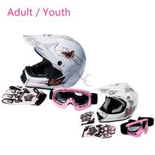 Tcmt luva para capacete de motocicleta, proteção para motociclismo adulto e jovem, óculos de segurança para motocross 2024 - compre barato
