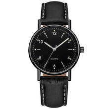 2020 классические женские часы повседневные кварцевые часы с кожаным ремешком круглые аналоговые часы наручные часы reloj mujer A80 2024 - купить недорого