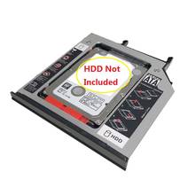 with Bezel Front Cover Faceplate + Bracket 2nd 3.0 2.5" Hard Drive HDD SSD Caddy for Lenovo IdeaPad Y400 Y400N Y410N Y410P Y430P 2024 - buy cheap