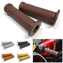 retro classic motorbike grips handle bar vintage scooter accessories for harley yamaha motorcycle handlebar cafe racer moto grip 2024 - buy cheap