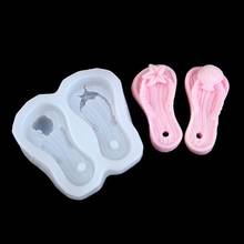 Cute Mini Size Sports Shoes Slippers Pendant Silicone Mold Resin Jewelry Making 2024 - buy cheap