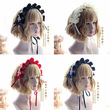 11 Color Poisonous Mushroom Angel Hair Band Cosplay Sweet Lolita Lace Bow Bandage Bonnet Princess Women's Retro Headwear 2024 - buy cheap