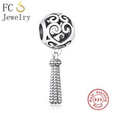 FC Jewelry Fit Original Brand Charms Bracelet Authentic 925 Sterling Silver Enchanted Tassel Bead Women Making Berloque 2019 2024 - buy cheap