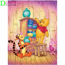 Full Square/Round Diamond 5D DIY Diamond Painting Kits "Winnie the Pooh family" 3D Embroidery Cross-stitch Mosaic Art Home Decor 2024 - buy cheap