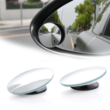 360 Degree HD Blind Spot Mirror For Car Reverse Frameless Ultrathin Wide Angle Round Convex Rear View Mirror Car Accessories 2024 - buy cheap