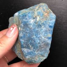 Natural blue apatite raw Stone Healing Reiki Crystal Gemstone stones and Mineral Specimen rough sample home decor 2024 - buy cheap