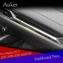 Tira de pegatinas para salpicadero de coche, accesorios de estilo para Mazda CX-5, CX5, 2017-2021, KF 2024 - compra barato