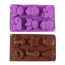 New 3D Silicone Mold Baby Christmas DIY Cake Baking Mold Fondant Cookie Chocolate Pudding Cake Mold Kitchen Bakeware 2024 - buy cheap