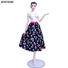 Лоскутное цветочное деревенское модное Кукольное платье для куклы Барби одежда наряды вечерние платья 1/6 аксессуары для кукол детский подарок 2024 - купить недорого