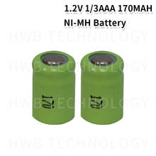 2 PCS/lot KX Original New 1.2V 1/3AAA 170mAh Ni-Mh 1/3 AAA Ni-Mh Rechargeable Battery Free Shipping 2024 - buy cheap