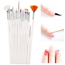 Profession Nail Brush For Manicure Gel Brush For Nail Art 15Pcs/Set Ombre Brush For Gradient For Gel Nail Polish Painting tools 2024 - buy cheap