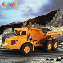 Doki-Camión de juguete con control remoto para niños, camión con volquete, oruga, modelo de ingeniería, excavadora de coche, 2,4 GHz, controlado por Radio, novedad de 2021 2024 - compra barato