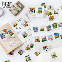 46 pcs/box Tulip season Bullet Journal Decorative Stationery mini flower Stickers set Scrapbooking DIY Diary Album Stick Lable 2024 - buy cheap