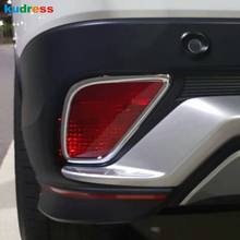 Rear Fog Light Cover Trim For Mitsubishi Eclipse Cross 2017 2018 2019 2020 Chrome Tail Foglight Lamp Frame Car Accessories 2pcs 2024 - compre barato