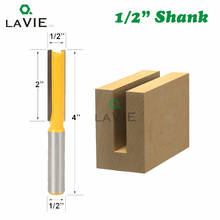 LA VIE-broca extralarga para ranuradora, vástago de 1/2 pulgadas, diámetro de corte de 2 "Blade 1/2", 1 ud. Fresadora de corte al Ras para carpintería 2024 - compra barato