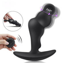 360 Degree Prostate Massager Anal Vibrator Silicone Male Masturbate Butt Plug Anus Vibrating Sex Toy For Men G-Spot Stimulation 2024 - buy cheap