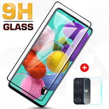 2 in 1 camera lems glass for samsung galaxy A51 A71 screen protector for samsung a51 71 a515 a715 protective tempered glass 2024 - buy cheap