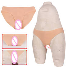 Bragas de silicona para travestis, ropa interior falsa, Vagina, garfio, Tanga, transexual, Drag Queen 2024 - compra barato